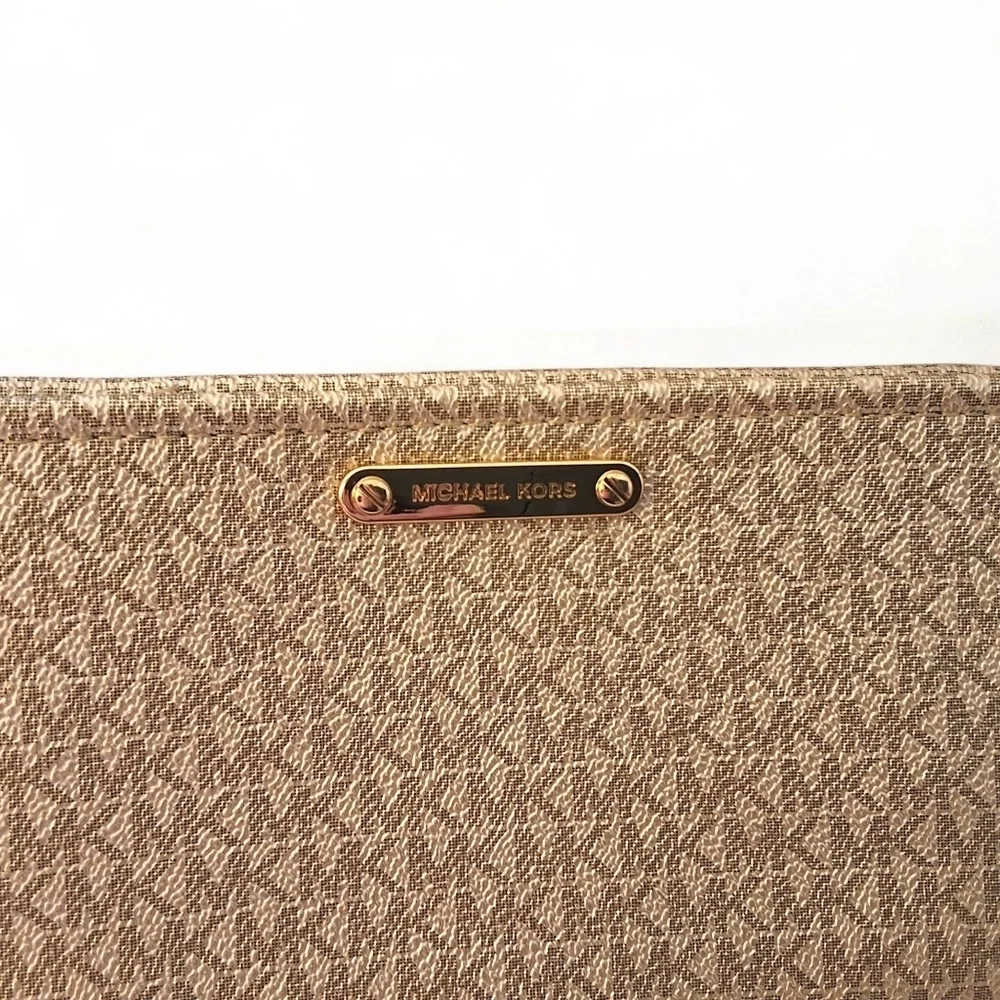 Michael Kors Gold MK Belt Bag – Size L/XL